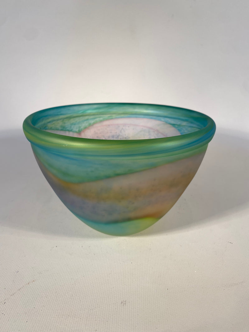 Silk Float Handblown Glass Bowl