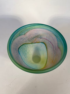 Silk Float Handblown Glass Bowl