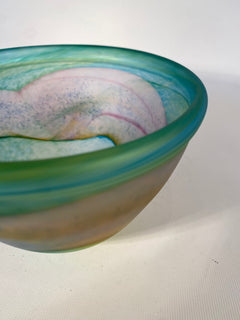 Silk Float Handblown Glass Bowl