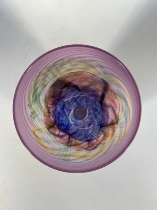 "Amethyst Sea Shore" Handblown Glass Vase