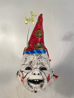 Large Clown Child Head