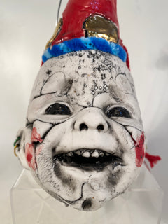 Large Clown Child Head