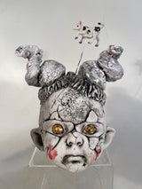Child Head with Horns & Cow!