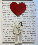 Love Is - Ceramic on Canvas