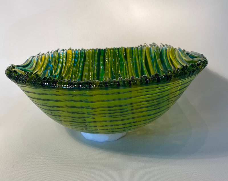 Green Weave Bowl