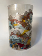 Fused Glass Landscape Curve