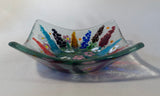 Fused Glass Spring Meadow Dish