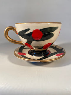 Chocolate Cup & Saucer