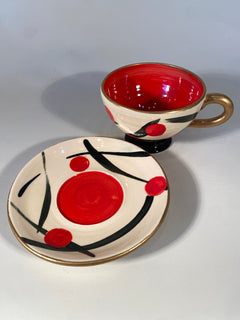 Chocolate Cup & Saucer