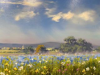 Bluebell Fields Original Painting