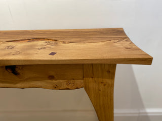 Burr Oak Console Table