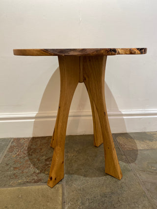 Burr Oak Side Table