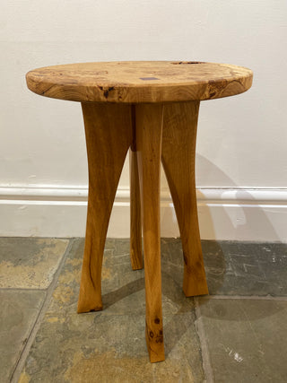 Burr Oak Side Table