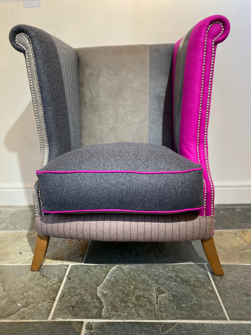 Purple Edge Easy Chair