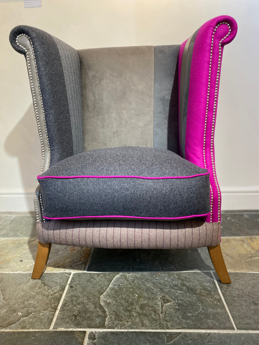 Purple Edge Easy Chair