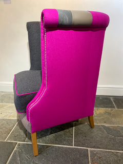 Purple Edge Easy Chair