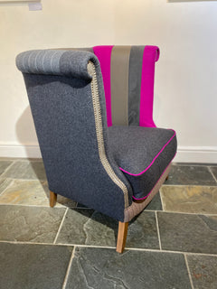 Purple Edge Easy Chair