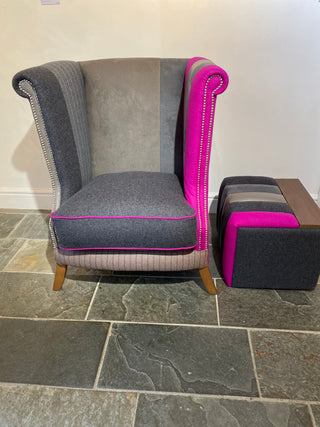 "Purple Edge" Easy Chair