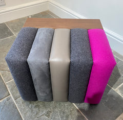 Purple Edge Footstool/Side Table