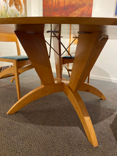Figured Swiss pear Table & Chairs