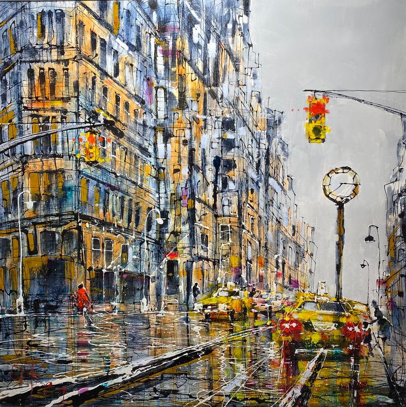 NYC Rush Original Painting