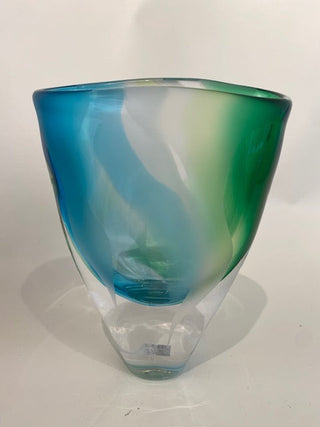 "Coloured Streams Vase" available at Artifex 