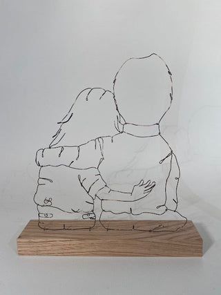 "Hug Sculpture" available at Artifex 