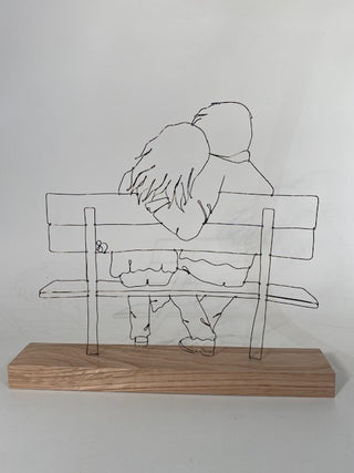 "Cuddle Up Sculpture" available at Artifex 