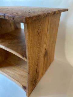 Burr Oak Side Table
