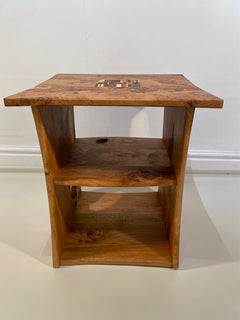 Burr Oak Side Table