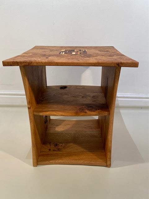 Burr Oak Side Table