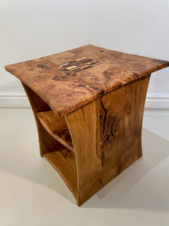 Burr Oak Side Table