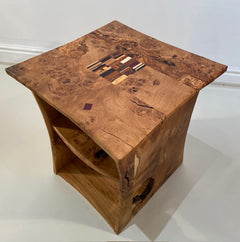 Burr Oak Side Table