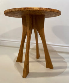 Burr Oak Side Table