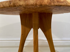 Burr Oak Side Table