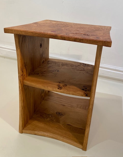 Burr Oak Side Table