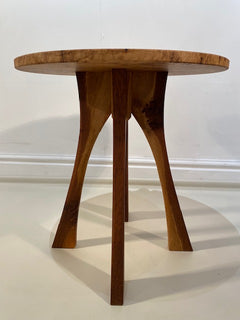 Burr Oak Side Table