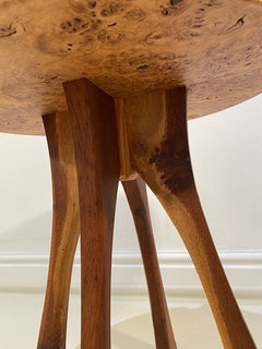 Burr Oak Side Table