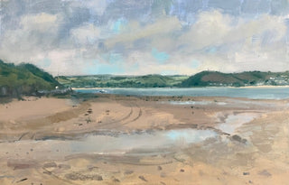 "Incoming Tide, Camel Estuary painting" available at Artifex 