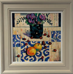 Still life with Cherries Original Painting