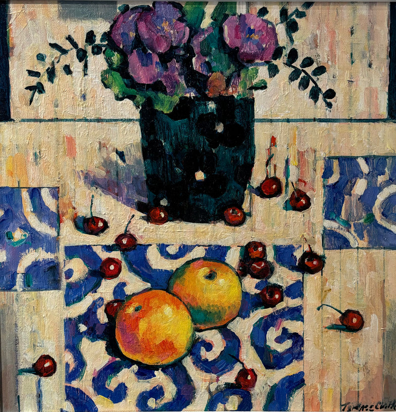 Still life with Cherries Original Painting