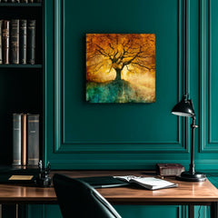 Dibond print on brushed aluminium art work 60 x 60 cm