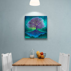 Dibond Print on brushed Aluminium Treescape