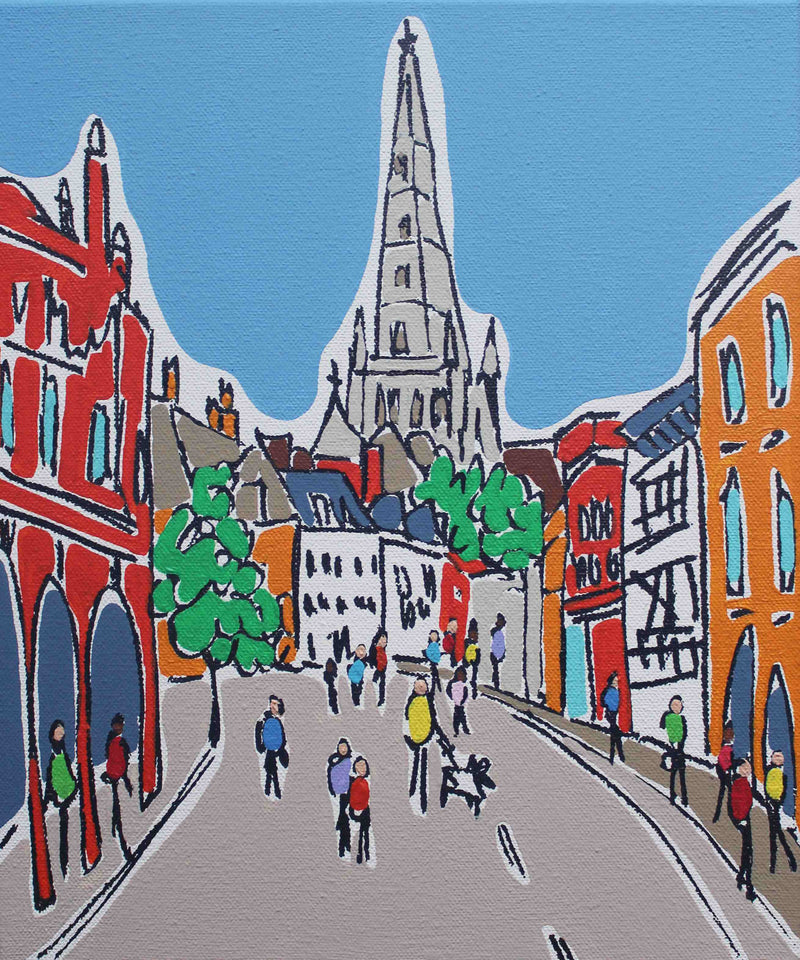Lichfield Market Day Painting