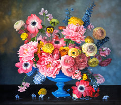 "Our Paths through Flowers Painting" available at Artifex 