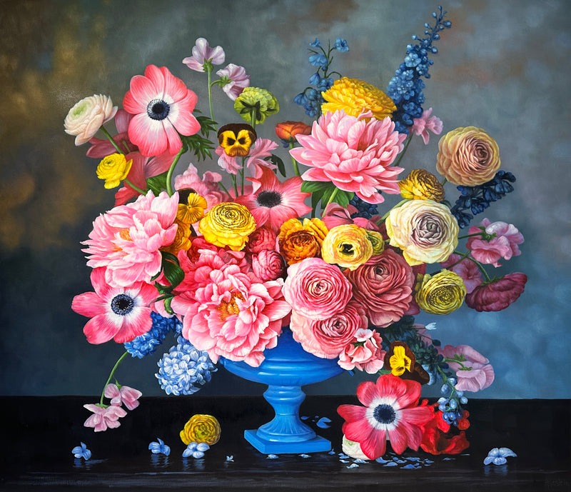 "Our Paths through Flowers Painting" available at Artifex 