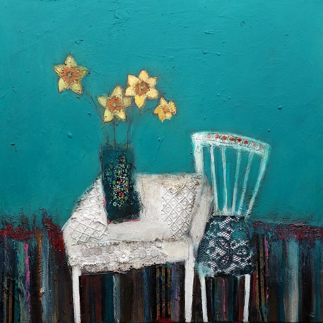 "Spring Sunday Painting" available at Artifex 