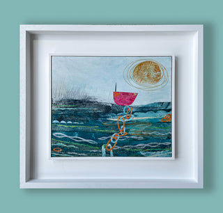 "Tethered to the tide Painting" available at Artifex 