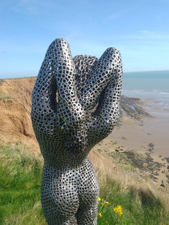 ""Athena" She's Nits About You"  Garden Sculpture" available at Artifex 