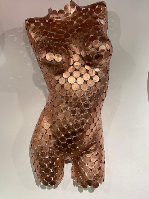 "Wall mounted Torso 2p Sculpture" available at Artifex 